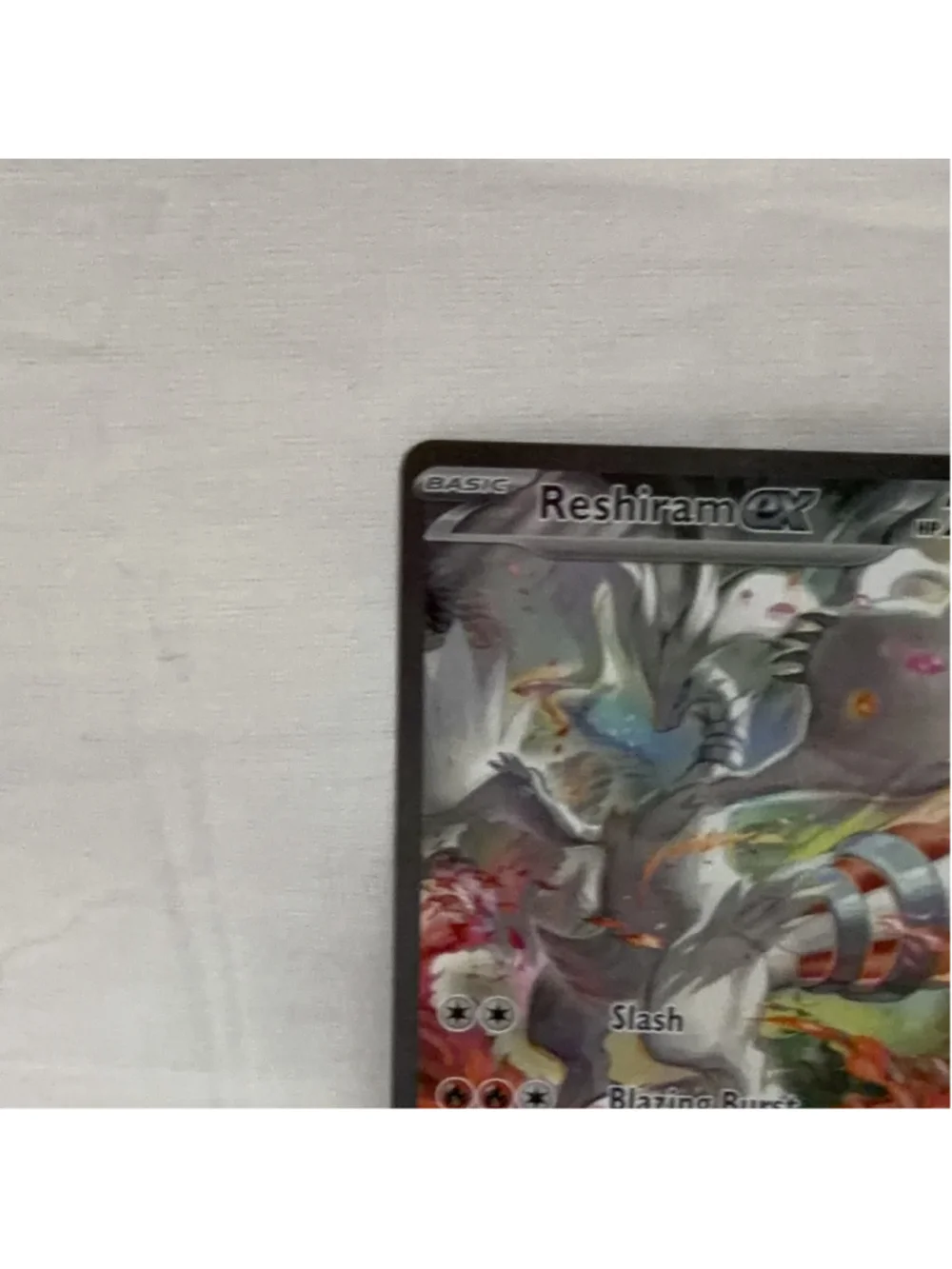 Pokémon Reshiram EX 166/086 Full Art Holo Special Illustration Rare TCG